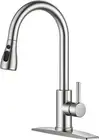 Kitchen Faucets, Brushed Nickel Kitchen Faucet with Pull down Sprayer...