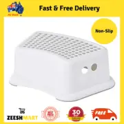Kids Toddler Non-slip 1 Step Up Stool Toilet Training Kitchen Bathroom NEW AU