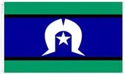 Torres Strait Islander Flag 90x60cm BOTH SIDE PRINTED TSI Outdoor Heavy Duty House Banner