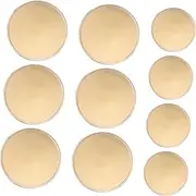 COOPHYA 10pcs Blank Challenge Coins for DIY Crafts Engraving Coins for Jewelry Making Birthday Collectibles and Custom Designs