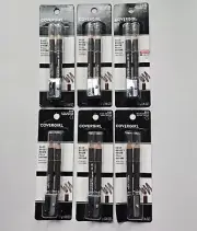 CoverGirl Easy Breezy Brow Fill + Define Twin Eye Pencil 505 Rich Brown - 6 Pks