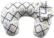 Feeding Pillow 2Pcs/Set Baby Nursing Pillows Maternity Baby Breastfeeding Pillow Infant Cuddle U-Shaped Newborn Cotton Feeding Waist Cushion Feeding Pillow,Red Geometry