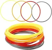 SUPVOX Ring Throwing Games Props 20pcs Plastic Throwing Toys for Kids Solid Ring Game Enhance Coordination Perfect Birthday Present Color