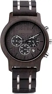 [GNGHDEDPP] Watches Wood Watches Mens Stop Watch Quartz Montre