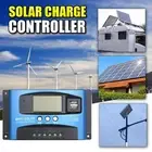 Solar Panel Charge Controller 100A Solar Panel Battery Regulator Auto Dual USB