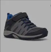 New Merrell Boys Outback mid Hiking boots Size 7 Grey/Black MK266014