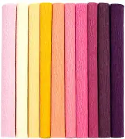 Heavy Crepe Paper 10/Pkg English Garden