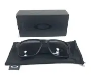 Oakley Holbrook OO9102-E655 Matte Black USA Flag Side Icons Frames w Grey Lenses