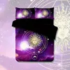 Quilt Duvet Doona Cover Set Single Double Queen King Bed Size Galaxy Medusa