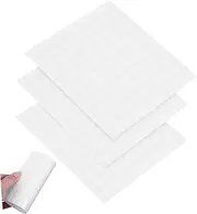FIXOSHEE 300Pcs Transparent Round Adhesive Dots Double Sided No Marks Stickers for Crafts Decorations and More Adhesive Dots for Easy Application and Removal