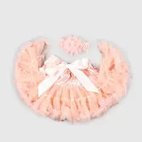 在飛比找momo購物網優惠-【日安朵朵】女嬰兒童雪紡蓬蓬裙 - 玫瑰石英(寶寶女童澎裙禮