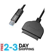 2-in-1 USB-C/USB 3.0 to SATA Adapter for 2.5 Inch HDD & SSD – Fast Transfers