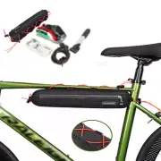 Mountain Bike Front Beam Top Tube Hanger Saddle Toolkit Cycling Storage Bags Set