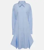 [Stella McCartney] Stella McCartney Cotton shirt dress AU 14 blue