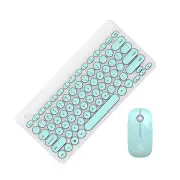 IK6620 2.4GHz Wireless Silent Keyboard & Mouse Set 79 Keys Keyboard 1500DPI Wireless Mouse with USB Receiver