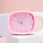Cartoon Bedside Alarm Clock Quartz Movement Student Silent Clock Student
