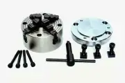 4 Jaw 100MM Independent Lathe Chuck Front Mount With Suitable Backplate