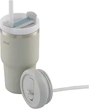 [Avanti] HydroQuench Stainless Steel Insulated Smoothie Tumbler with 2 Lids 550ml, Grey Mist