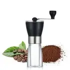 Hand Manual Coffee Bean Grinder Double Layer Powder Container CoffeeBean Machine