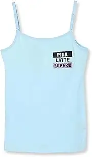 PINK-latte(ピンクラテ) Pinklate 15138039581140 151380395 Saxophone 140 Camisole, Girls' Underwear, 1P Camisole, Saxon Blue, 140