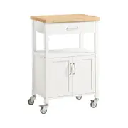 SoBuy White Kitchen Trolley Serving Trolley Storage Trolley