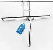 ecooe Stainless Steel Shower Squeegee with Hook, 12 Inches Shower Glass Clean...