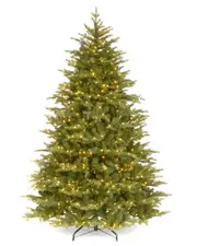 National Tree Company 9ft Feel Real Nordic Spruce Medium Tree with Clear Lights