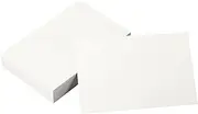 Pack of 50 Index Cards A6 Blank White, 14.5 x 9.5 cm, A6 Kraft Paper Cards, 350 g/m² Postcards, Blank Index Cards Set for Self-Design, Craft Cardboard for Printing, DIY, Greeting Cards, Wedding Card