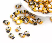 Set Of 500 Adhesive Wood Apis For Decorating Honey Jars And Scrapbooking I3BP