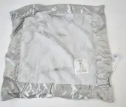 Little Giraffe Luxe Solid Mini Faux Fur Baby Blanket Silver 14" x 14"