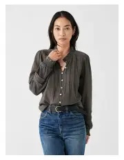 [Faherty] Willa Top in Black