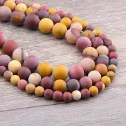 4/6/8/10/12mm Natural Matte Mookaite Gem Round Beads Loose Bead 15.5" AYZ10