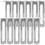 20 Pcs Slotted Adjustable Corner Bracket Right Angle Code Fastening Brackets