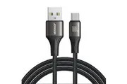 Phone Cable Joyroom USB-A to Type-C 3.0M 100W Super Fast Charge Data Cable Black