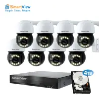 在飛比找友和YOHO優惠-CCTV 8路PoE NVR 高清2K PoE PTZ 8鏡