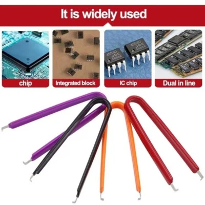 Stainless Steel IC Extractor IC Puller with Insulated Grip for Circuit Boards