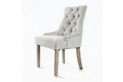 French Provincial Dining Chair Oak Leg AMOUR GREY
