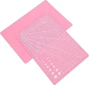 Gadpiparty 2Pcs Dual Sided Self Healing Cutting Mat Durable PVC Board with Precision Lines for Crafting Quilting and Scrapbooking for Accurate Cuts and Creative Projects