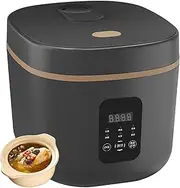 Smart Rice Cooker, 4L Slow Cooker and Steame with 8 Cooking Functions, 12-Hour Smart Appointment and LED Display, 6-Layer Composite Liner, Non-Stick Coating, Easy to Clean, for 4-7 People