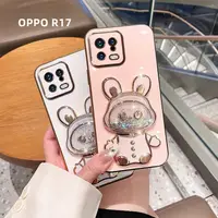 在飛比找蝦皮購物優惠-可愛流沙兔手機殼 適用 OPPO R17 pro R15 R