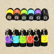 Keyring Lamp Mini Rechargeable USB Flashlight Waterproof Keychain LED Torch