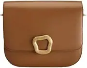 [Roymi] Tofu Bag Cowhide Designer Versatile Armpit Bag Crossbody Small Square Bag With Gift Hand Bag Small Bag(Cocoa Mocha), Cocoa Mocha, One Size