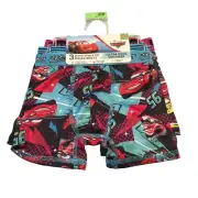 Disney Pixar CARS Boys 2T-3T Boxer Briefs Set of 3 Lightning Mcqueen 95 Dinoco