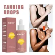 60ml Sunless Tanning Drops,Self Tanning Drops for Dark Fake Tan NEW