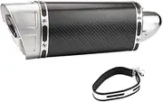 Exhaust Muffler Silencer Pipe For ZX-14R ZX14R CBR500R CBR650 For C&br 500R 650 G&SX-R1000R For G&SX R1000R RSV4 380m Universal Inlet 51mm Motorcycle Exhaust Pipe Muffler E&scape Exhaust Tailpipe (Si