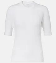 [Bottega Veneta] Bottega Veneta Ribbed-knit top AU 12 white