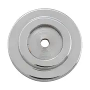 4125 Backplate For Domed Cupboard Knob Chrome Plated D25mm
