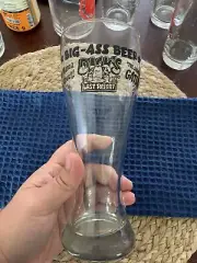 Vintage DICK'S LAST RESORT "BIG ASS BEER" Pilsner Glass, Gatlinburg, TN