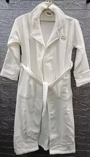 New J.Peterman Shepards Hotel Robe White Size Women6/8 Men34/36