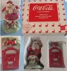 Coca Cola Limited edition Figurine& Ornament Collection - Set of 9 with papers